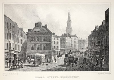Broad Street, Bloomsbury, från puben "London and it