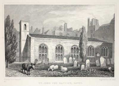 Church of St John the Baptist, Savoy, från "London and it