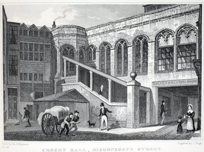 Crosby Hall, från puben "London and it