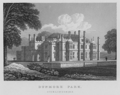 Dunmore Park, Stirlingshire (gravyr) av Thomas Hosmer Shepherd