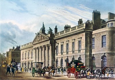 East India House, London, 1817 av Thomas Hosmer Shepherd