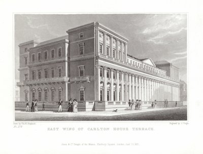 East Wing of Carlton House Terrace av Thomas Hosmer Shepherd