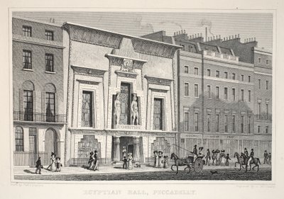 Egyptian Hall, Piccadilly, från puben "London and it