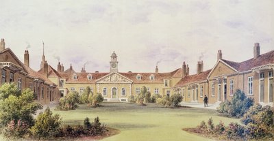 Emanuel Hospital, Tothill Fields, 1850 av Thomas Hosmer Shepherd