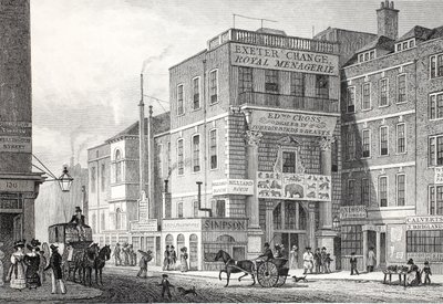 Exeter Change, Strand, från puben "London and it