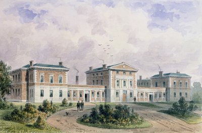 Hospitali ya Homa, Barabara ya Liverpool, 1849 swed av Thomas Hosmer Shepherd