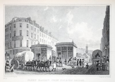 Fleet Street, från Holborn Bridge, från puben "London and it