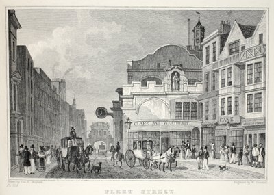 Fleet Street, från puben "London and it