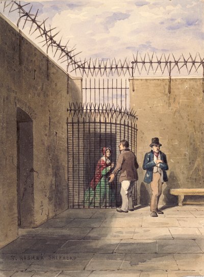House of Correction, Clerkenwell, London, c1830 av Thomas Hosmer Shepherd