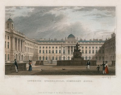 Interiörkvadrant, Somerset House av Thomas Hosmer Shepherd
