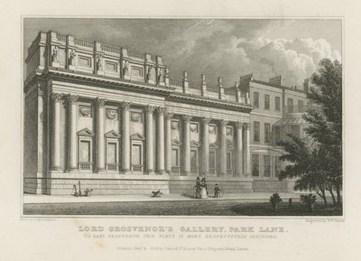 Lord Grosvenors Gallery på Park Lane av Thomas Hosmer Shepherd