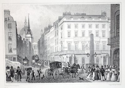 Ludgate Hill, från Fleet Street, från puben "London and it
