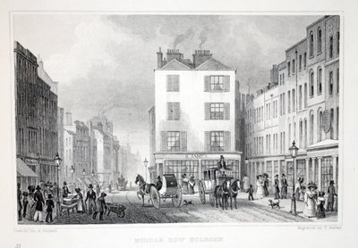 Middle Row, Holborn, från puben "London and it
