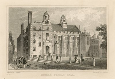 Middle Temple Hall av Thomas Hosmer Shepherd