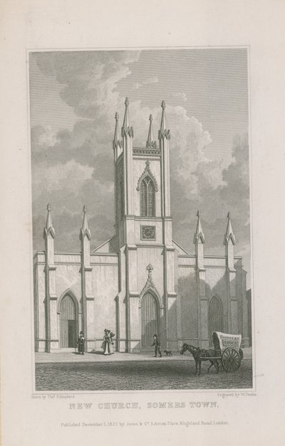 Ny kyrka i Somers Town av Thomas Hosmer Shepherd