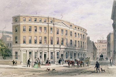 Nya hus vid ingången till Gresham St, 1851 av Thomas Hosmer Shepherd