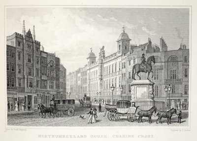 Northumberland House, Strand, från puben "London and it