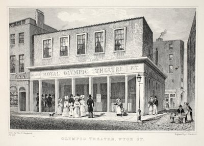 Olympic Theatre, Wyck Street, från puben "London and it