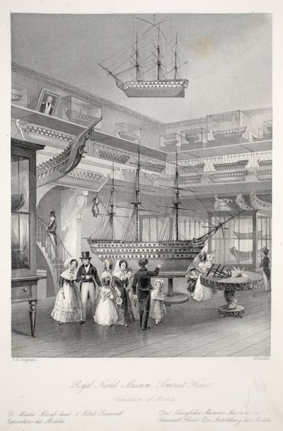 Royal Naval Museum, Somerset House, från puben 