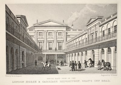 S.E. Utsikt över London Horse and Carriage Repository, Gray
