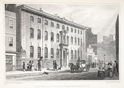 South Sea House, Threadneedle Street, från puben "London and it