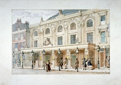 Surrey Theatre och Surrey Coffee House på Blackfriars Road, Southwark, London, c1835 av Thomas Hosmer Shepherd