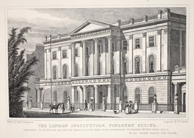 The London Institution, Finsbury Circus, från "London and it