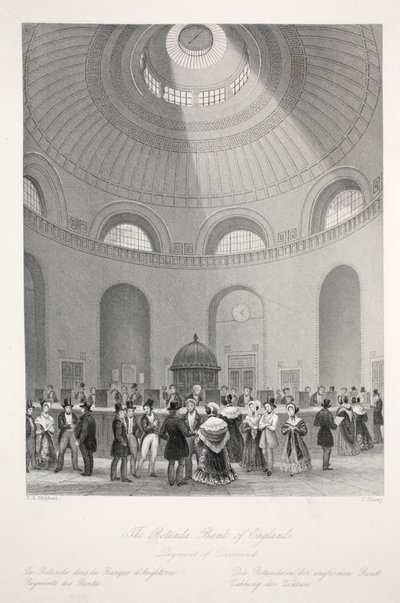 Rotundan på Bank of England, från puben 