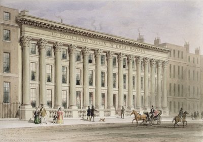 The Royal Institution of Great Britain, Albemarle Street, c.1838 av Thomas Hosmer Shepherd