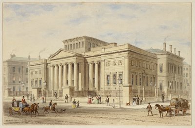 The Royal Manchester Institution, ca 1836 (akvarell på papper) av Thomas Hosmer Shepherd