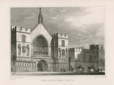 Westminster Hall av Thomas Hosmer Shepherd