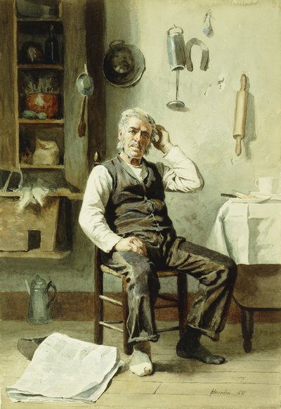 Förbryllad, 1881 av Thomas Hovenden