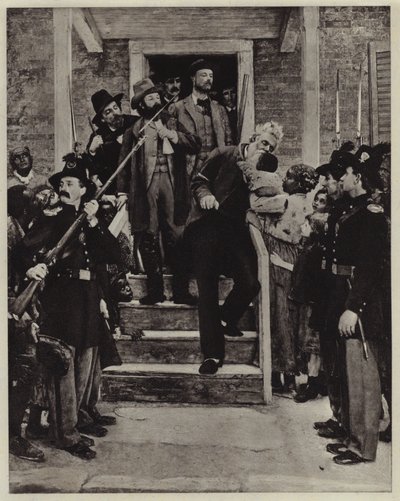 The Last Moments of John Brown (litho) av Thomas Hovenden