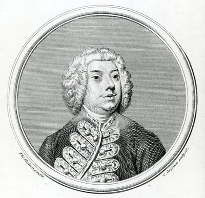 Francesco Bernardi Senesino (1686-1758) (mezzotint) av Thomas Hudson