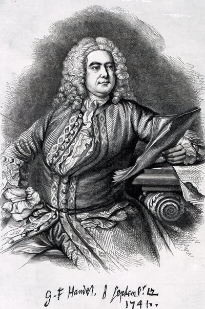 George Frederick Handel, 1749 (mezzotint) av Thomas Hudson