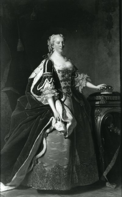 Porträtt av Lady Elizabeth Percy, grevinna av Northumberland av Thomas Hudson