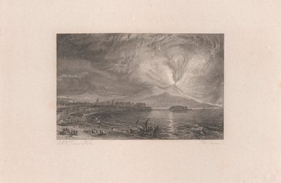 Vesuvius i utbrott av Thomas Jeavons