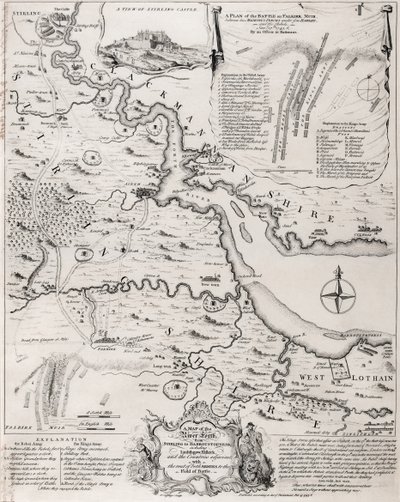 Slaget vid Falkirk, 28 januari 1746 av Thomas Jefferys