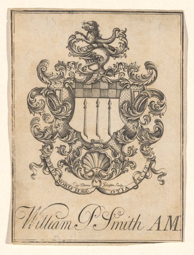 Bokskylt av William P. Smith av Thomas Johnston