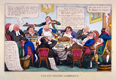 "Välj sakristibekvämligheter", 1828 av Thomas Jones