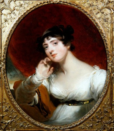 Ett porträtt av fru George Frederick Stratton (olja på duk) av Thomas Lawrence