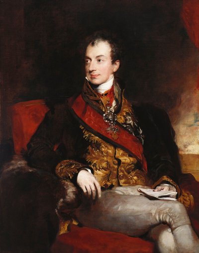 Clemens Lothar Wenzel, furst Metternich (1773-1859) av Thomas Lawrence