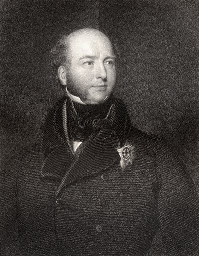Francis Charles Seymour Conway, 3:e markis av Hertford och Yarmouth, graverad av William Holl, från 