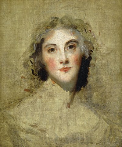 Head of a Lady, av Thomas Lawrence