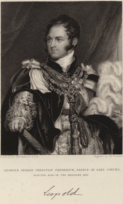 Kung Leopold I av Belgien av Thomas Lawrence