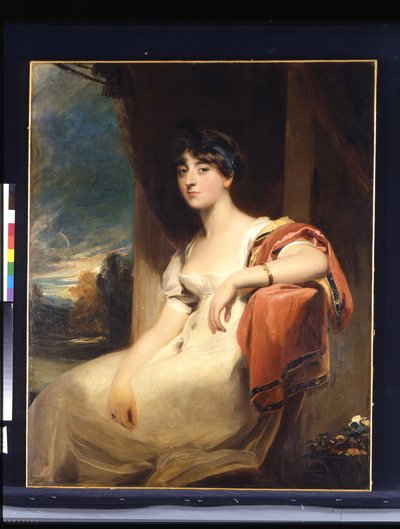 Miss Harriet Clements (olja på duk) av Thomas Lawrence