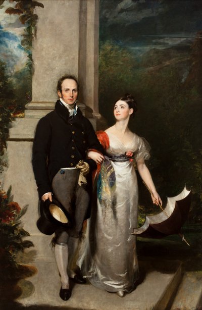 Mr och Mrs James Dunlop, ca 1825 (olja på duk) av Thomas Lawrence