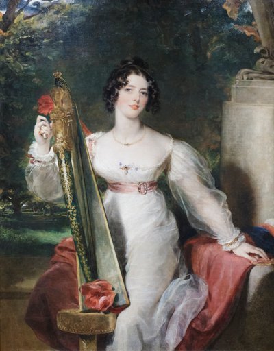 Porträtt av Lady Elizabeth Conyngham (1769-1861) (olja på duk) av Thomas Lawrence