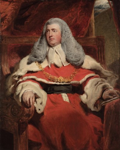 Porträtt av Edward Law, 1:e baron Ellenborough, M.P. av Thomas Lawrence