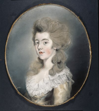 Porträtt av Georgiana Spencer (pastell på papper) av Thomas Lawrence